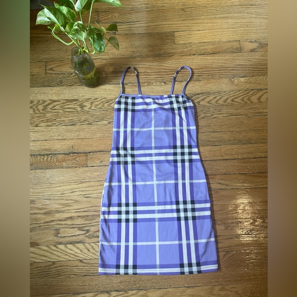 Boohoo Dresses & Skirts - 💖4 for $20💖 Purple Plaid Mini Dress